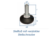 M8 x 70mm Stellfuß mit drehbarem Fuß (1 Stk.)