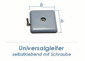 24 x 24mm Universalgleiter selbstklebend / mit Schraube (1 Stk.)