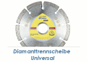 125 x 1,6mm  Diamanttrennscheibe Universal (1 Stk.)