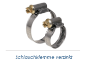 140-160mm / 12mm Band Schlauchklemmen verzinkt (1 Stk.)