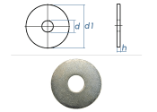 6,4 x 40mm Kotflügelscheiben Edelstahl A2 (10 Stk.)