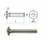 M8 x 55mm Torbandschrauben DIN603 Edelstahl A2 (1 Stk.)