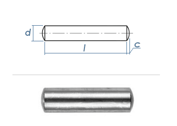 Blindnieten Form A (Flachkopf) 5 X 30 DIN 7337 A2 Edelstahl