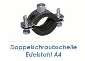 15-19mm (3/8") Schraubrohrschellen M8 Edelstahl A4...