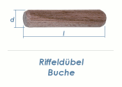 8 x 40mm Riffeldübel Buche (100g = ca. 77 Stk)
