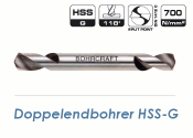 3mm HSS-G Doppelendbohrer geschliffen (1 Stk.)